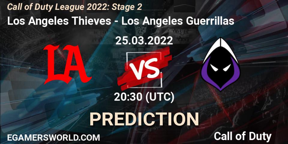 Pronóstico Los Angeles Thieves - Los Angeles Guerrillas. 25.03.22, Call of Duty, Call of Duty League 2022: Stage 2