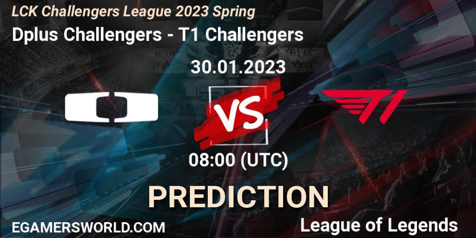 Pronóstico Dplus Challengers - T1 Challengers. 30.01.23, LoL, LCK Challengers League 2023 Spring