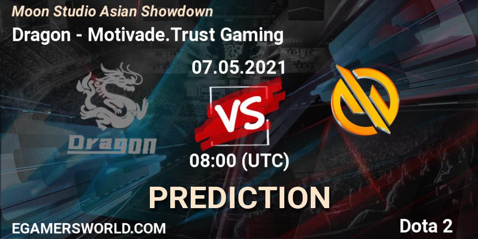 Pronóstico Dragon - Motivade.Trust Gaming. 07.05.2021 at 08:19, Dota 2, Moon Studio Asian Showdown