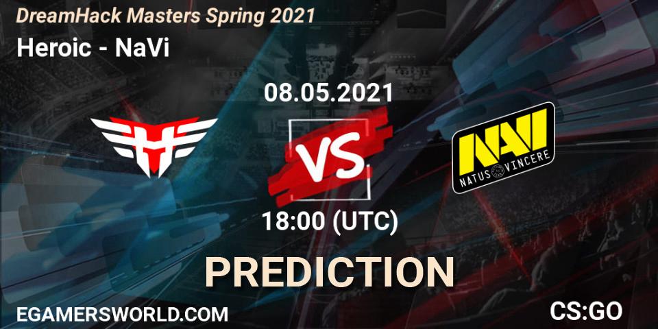Pronóstico Heroic - NaVi. 08.05.2021 at 18:00, Counter-Strike (CS2), DreamHack Masters Spring 2021
