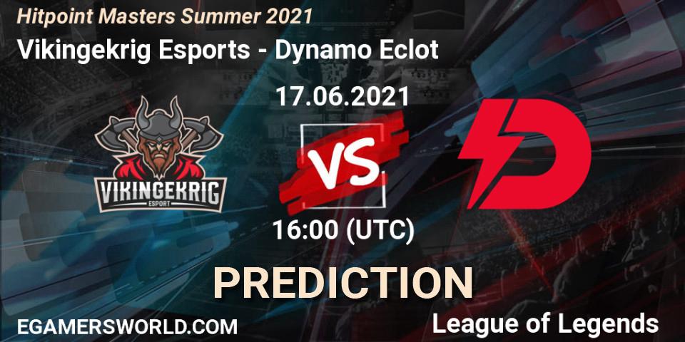 Pronóstico Vikingekrig Esports - Dynamo Eclot. 17.06.2021 at 16:30, LoL, Hitpoint Masters Summer 2021