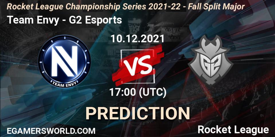 Pronóstico Team Envy - G2 Esports. 10.12.2021 at 17:00, Rocket League, RLCS 2021-22 - Fall Split Major