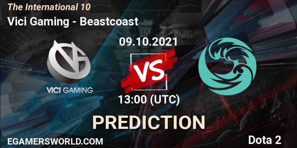 Pronóstico Vici Gaming - Beastcoast. 09.10.2021 at 13:10, Dota 2, The Internationa 2021