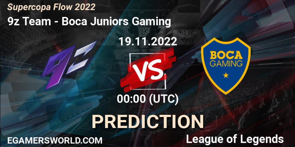 Pronóstico 9z Team - Boca Juniors Gaming. 19.11.22, LoL, Supercopa Flow 2022