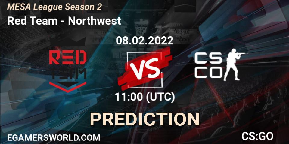 Pronóstico Red Team - Northwest. 12.02.2022 at 11:00, Counter-Strike (CS2), MESA League Season 2