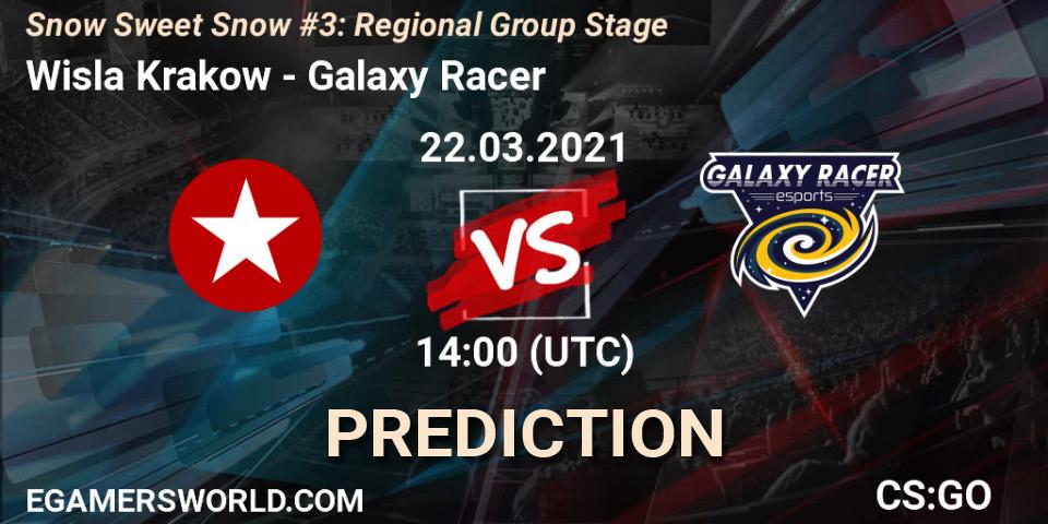 Pronóstico Wisla Krakow - Galaxy Racer. 22.03.2021 at 14:00, Counter-Strike (CS2), Snow Sweet Snow #3: Regional Group Stage
