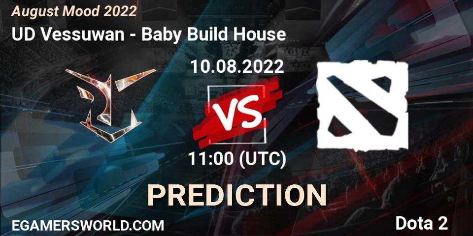 Pronóstico UD Vessuwan - Baby Build House. 10.08.2022 at 11:09, Dota 2, August Mood 2022