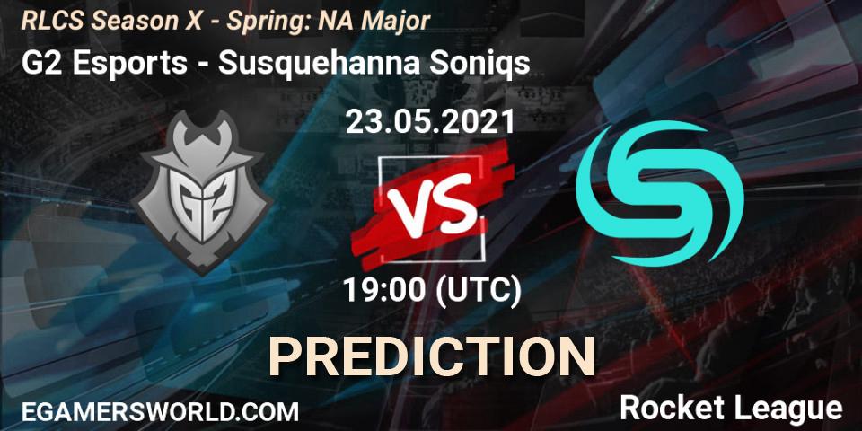 Pronóstico G2 Esports - Susquehanna Soniqs. 23.05.2021 at 18:55, Rocket League, RLCS Season X - Spring: NA Major