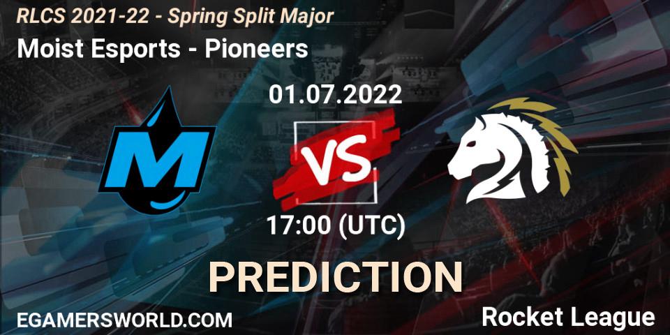 Pronóstico Moist Esports - Pioneers. 01.07.22, Rocket League, RLCS 2021-22 - Spring Split Major