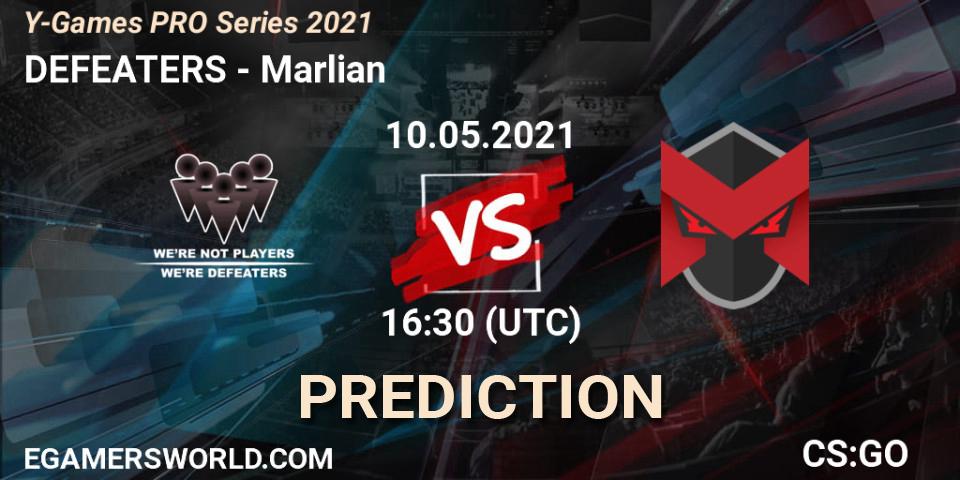Pronóstico DEFEATERS - Marlian. 10.05.2021 at 16:30, Counter-Strike (CS2), Y-Games PRO Series 2021