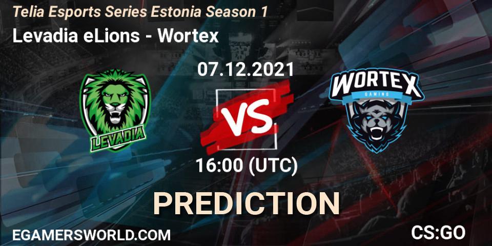 Pronóstico Levadia eLions - Wortex. 07.12.21, CS2 (CS:GO), Telia Esports Series Estonia Season 1