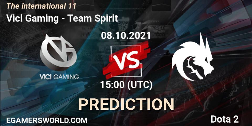 Pronóstico Vici Gaming - Team Spirit. 08.10.2021 at 16:27, Dota 2, The Internationa 2021