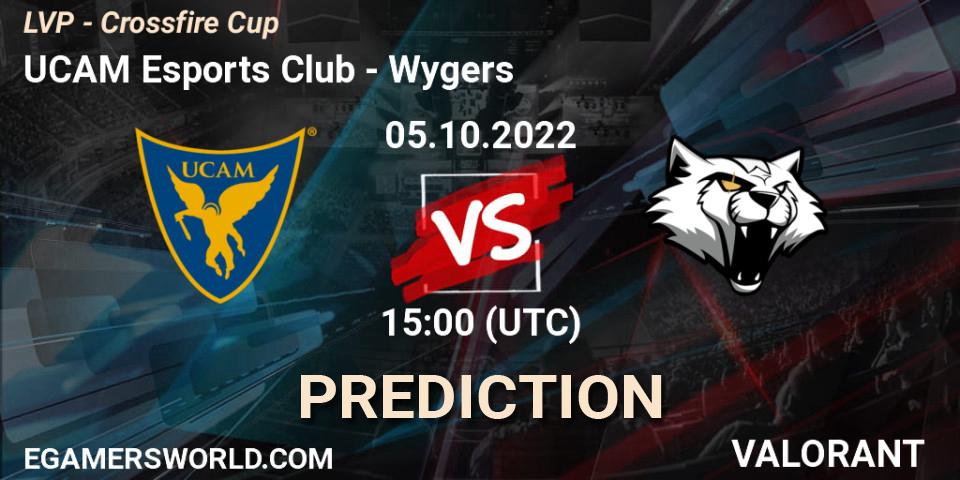 Pronóstico UCAM Esports Club - Wygers. 05.10.22, VALORANT, LVP - Crossfire Cup