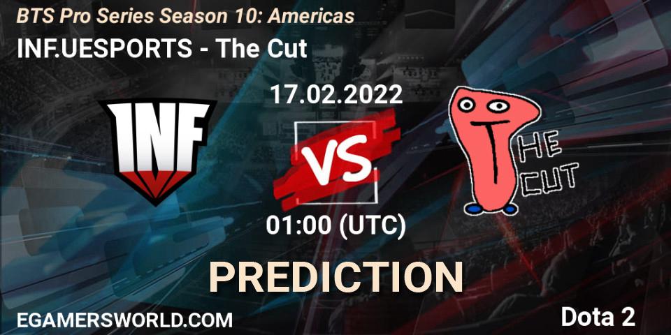 Pronóstico INF.UESPORTS - The Cut. 17.02.2022 at 01:45, Dota 2, BTS Pro Series Season 10: Americas