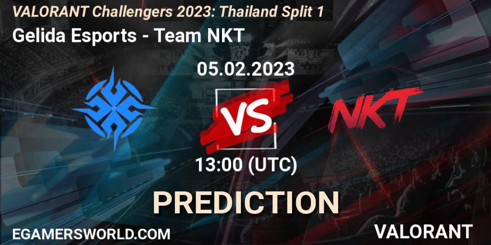 Pronóstico Gelida Esports - Team NKT. 05.02.23, VALORANT, VALORANT Challengers 2023: Thailand Split 1