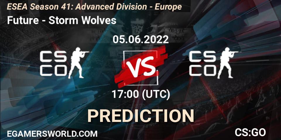 Pronóstico Future - Storm Wolves. 05.06.2022 at 17:00, Counter-Strike (CS2), ESEA Season 41: Advanced Division - Europe