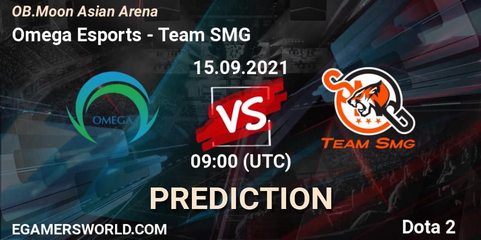 Pronóstico Omega Esports - Team SMG. 18.09.2021 at 07:02, Dota 2, OB.Moon Asian Arena