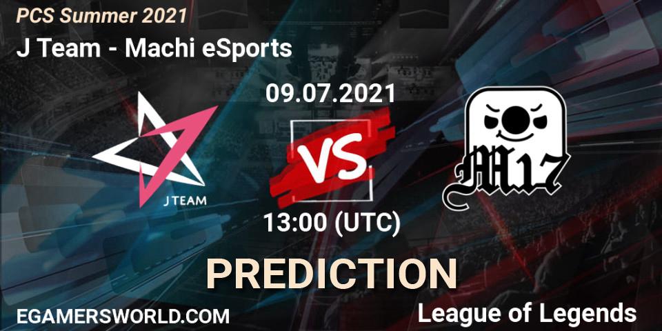 Pronóstico J Team - Machi eSports. 09.07.2021 at 13:00, LoL, PCS Summer 2021