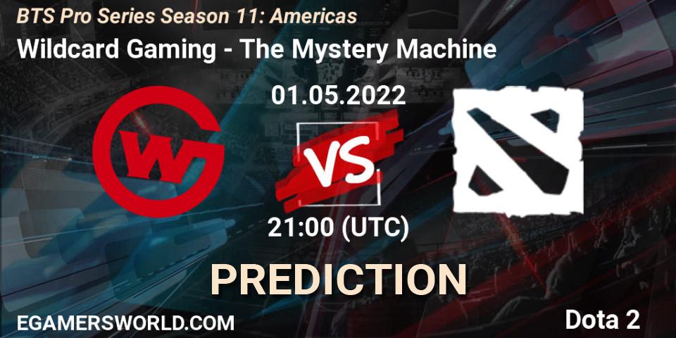 Pronóstico Wildcard Gaming - The Mystery Machine. 01.05.2022 at 21:03, Dota 2, BTS Pro Series Season 11: Americas