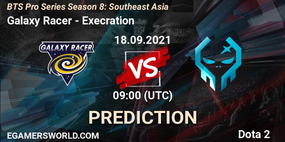Pronóstico Galaxy Racer - Execration. 18.09.2021 at 09:09, Dota 2, BTS Pro Series Season 8: Southeast Asia
