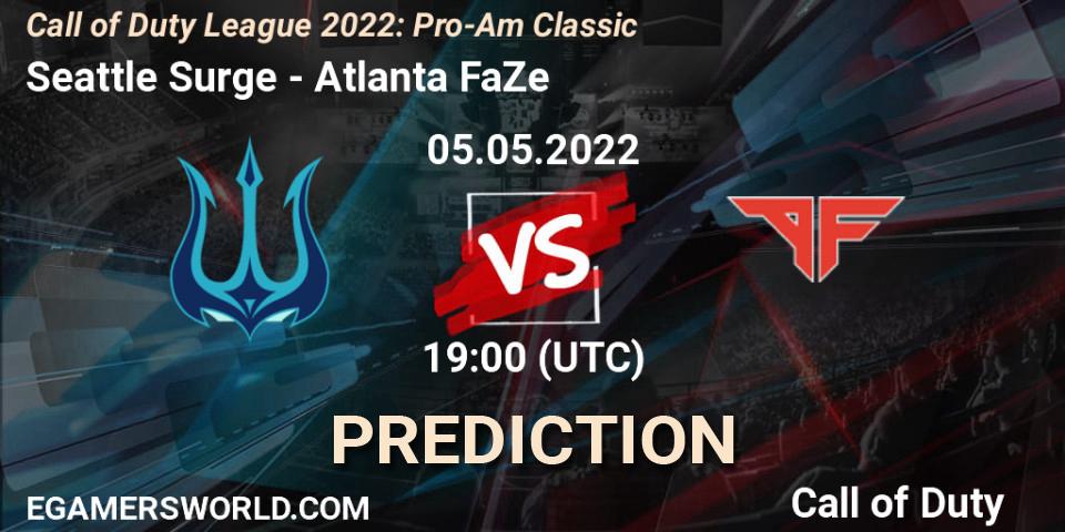 Pronóstico Seattle Surge - Atlanta FaZe. 05.05.22, Call of Duty, Call of Duty League 2022: Pro-Am Classic