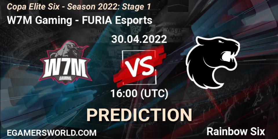 Pronóstico W7M Gaming - FURIA Esports. 30.04.2022 at 16:00, Rainbow Six, Copa Elite Six - Season 2022: Stage 1