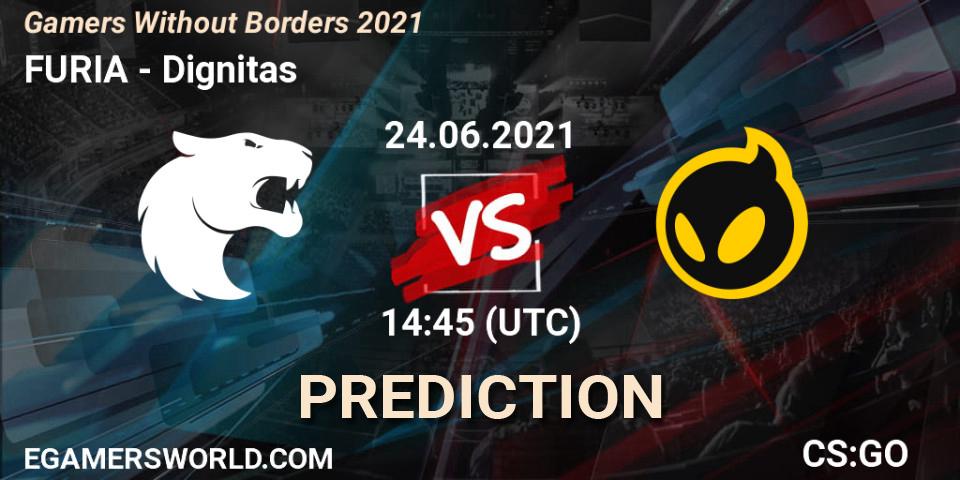 Pronóstico FURIA - Dignitas. 24.06.2021 at 14:45, Counter-Strike (CS2), Gamers Without Borders 2021