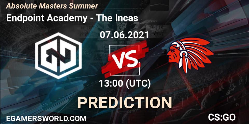 Pronóstico Endpoint Academy - The Incas. 07.06.2021 at 13:00, Counter-Strike (CS2), Absolute Masters Summer