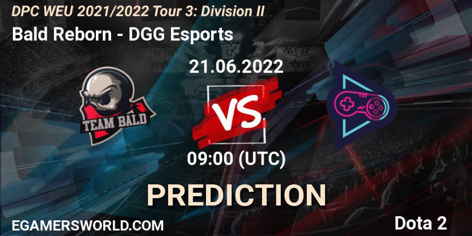 Pronóstico Bald Reborn - DGG Esports. 21.06.2022 at 09:55, Dota 2, DPC WEU 2021/2022 Tour 3: Division II