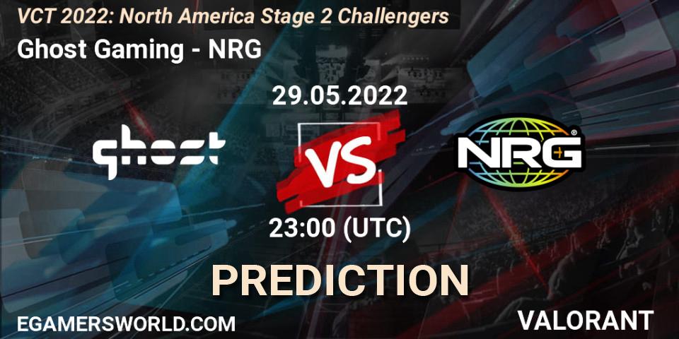 Pronóstico Ghost Gaming - NRG. 29.05.2022 at 22:15, VALORANT, VCT 2022: North America Stage 2 Challengers