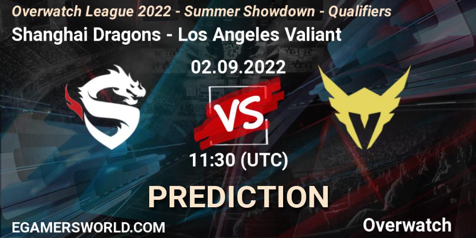Pronóstico Shanghai Dragons - Los Angeles Valiant. 02.09.2022 at 11:30, Overwatch, Overwatch League 2022 - Summer Showdown - Qualifiers
