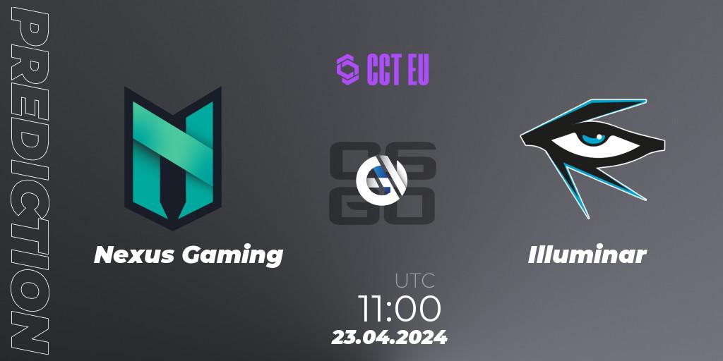 Pronóstico Nexus Gaming - Illuminar. 23.04.24, CS2 (CS:GO), CCT Season 2 Europe Series 1