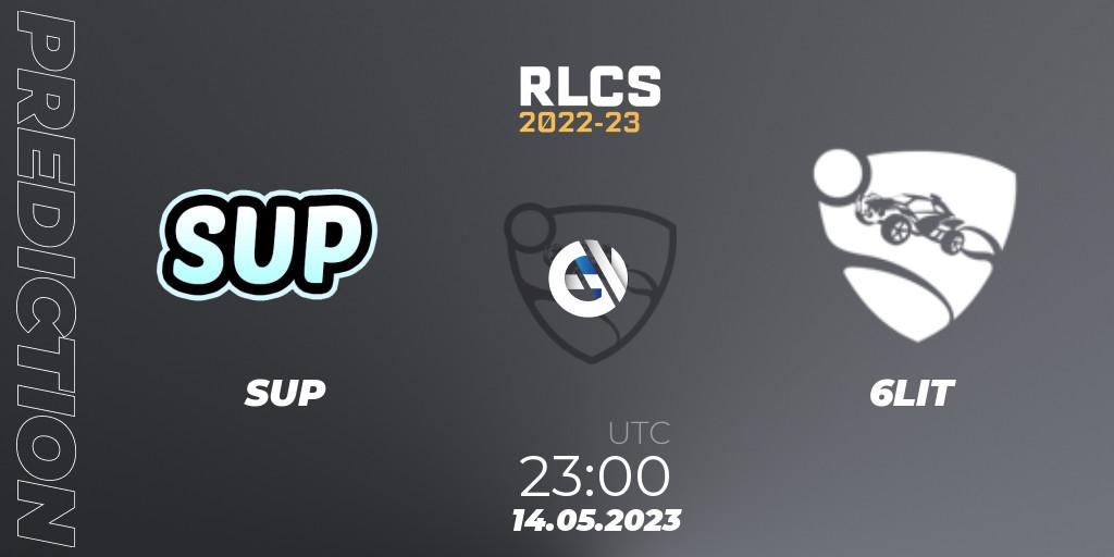 Pronóstico SUP - 6LIT. 14.05.2023 at 23:00, Rocket League, RLCS 2022-23 - Spring: North America Regional 2 - Spring Cup: Closed Qualifier