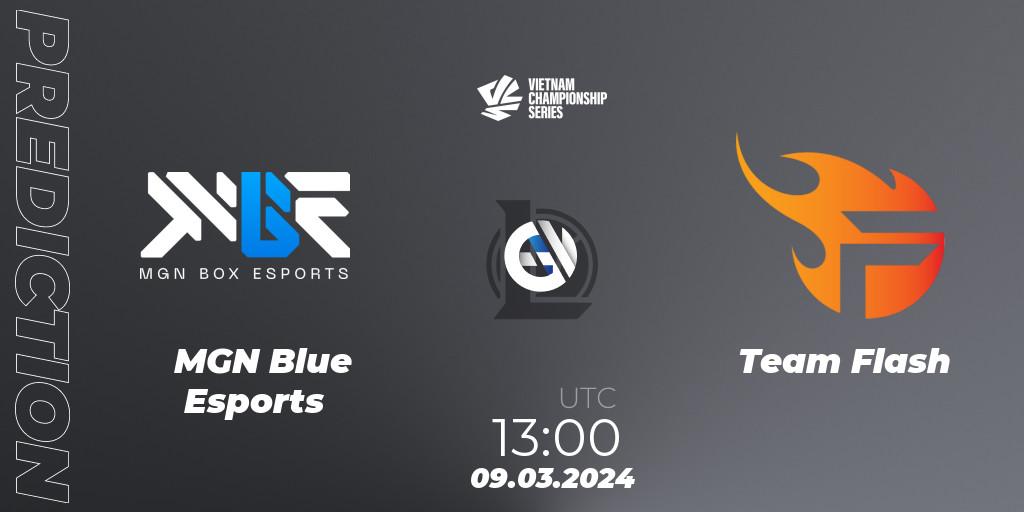 Pronóstico MGN Blue Esports - Team Flash. 09.03.2024 at 13:00, LoL, VCS Dawn 2024 - Group Stage