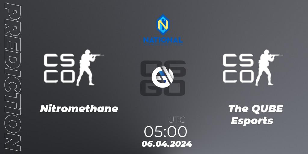 Pronóstico Nitromethane - The QUBE Esports. 06.04.2024 at 11:00, Counter-Strike (CS2), ESN National Championship 2024