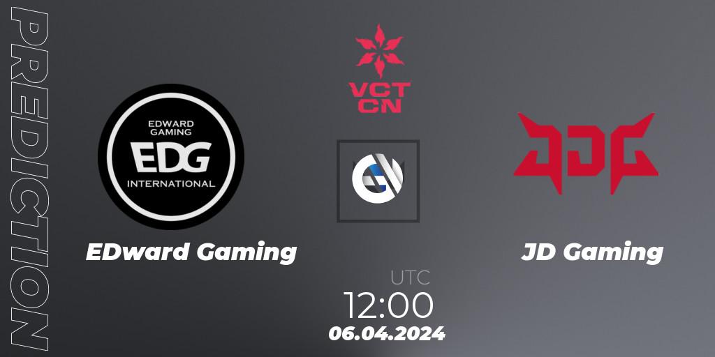 Pronóstico EDward Gaming - JD Gaming. 06.04.24, VALORANT, VALORANT Champions Tour China 2024: Stage 1 - Group Stage
