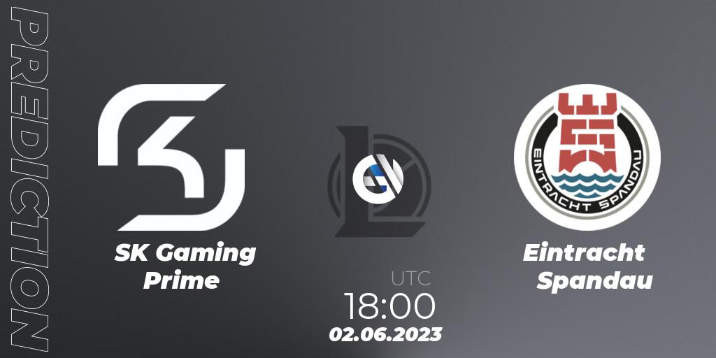Pronóstico SK Gaming Prime - Eintracht Spandau. 02.06.23, LoL, Prime League Summer 2023 - Group Stage