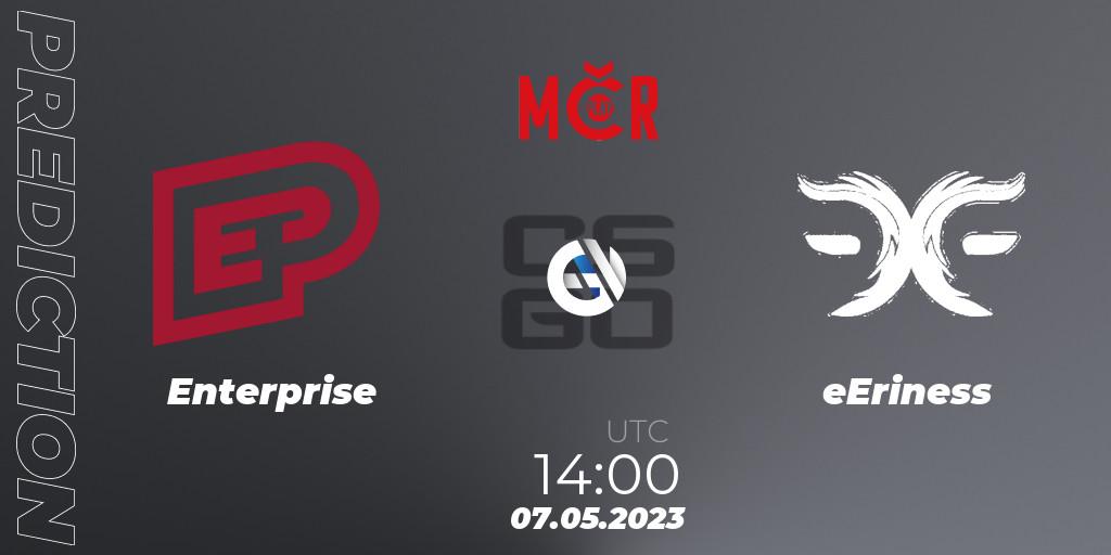 Pronóstico Enterprise - eEriness. 07.05.2023 at 14:30, Counter-Strike (CS2), Tipsport Cup Bratislava 2023: Closed Qualifier