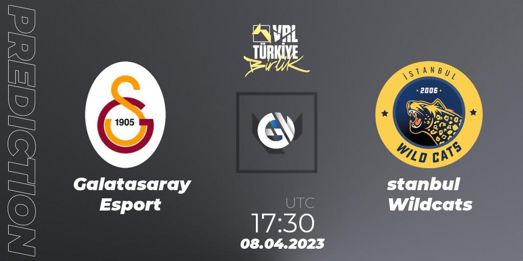 Pronóstico Galatasaray Esport - İstanbul Wildcats. 08.04.2023 at 16:50, VALORANT, VALORANT Challengers 2023: Turkey Split 2 - Regular Season