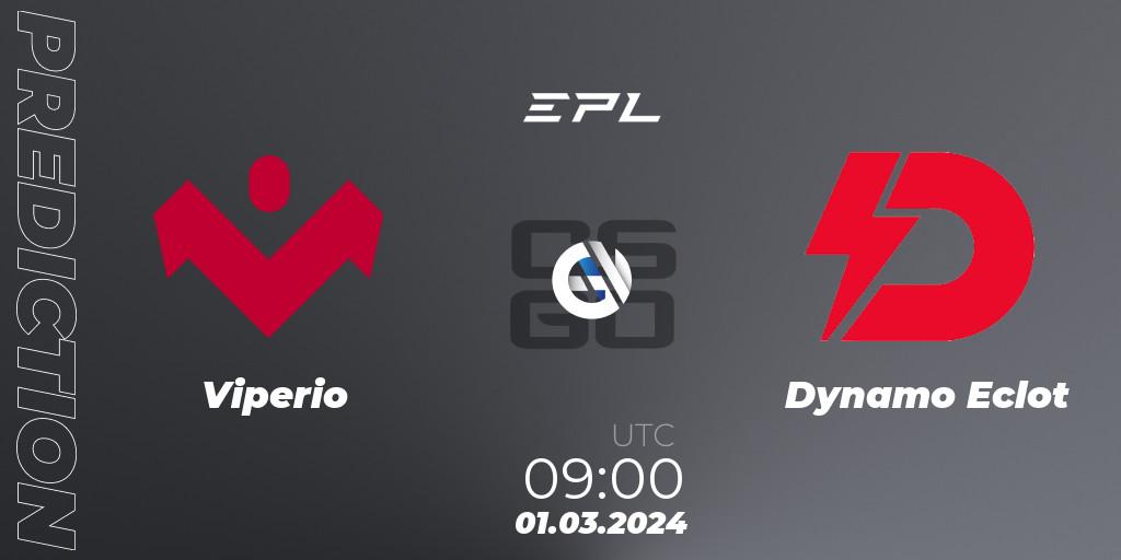 Pronóstico Viperio - Dynamo Eclot. 01.03.2024 at 09:00, Counter-Strike (CS2), European Pro League Season 14