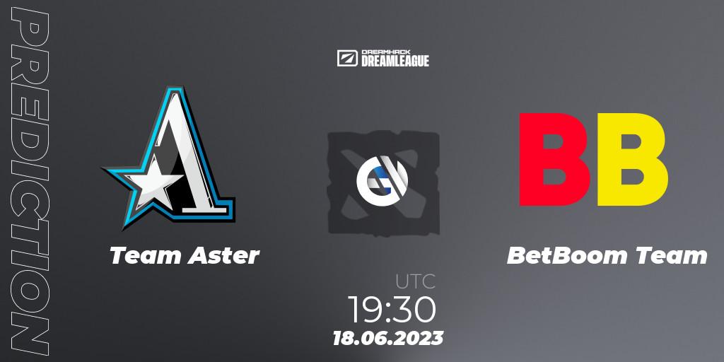 Pronóstico Team Aster - BetBoom Team. 18.06.2023 at 19:25, Dota 2, DreamLeague Season 20 - Group Stage 2