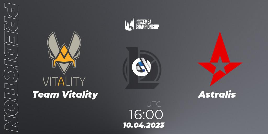Pronóstico Team Vitality - Astralis. 10.04.2023 at 16:00, LoL, LEC Spring 2023 - Group Stage