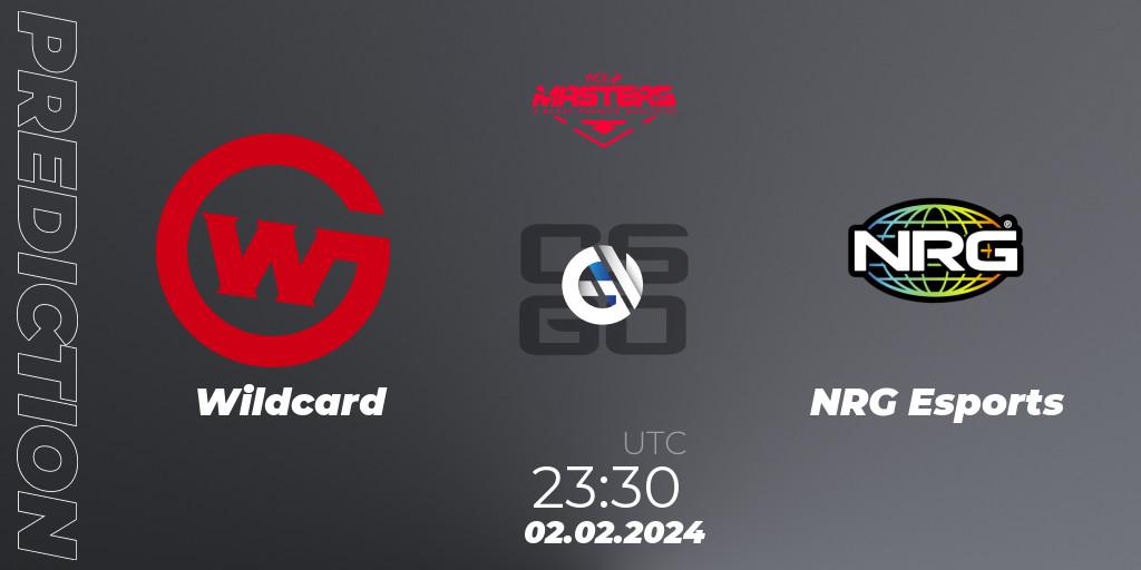 Pronóstico Wildcard - NRG Esports. 02.02.2024 at 23:30, Counter-Strike (CS2), ACE North American Masters Spring 2024 - A BLAST Premier Qualifier