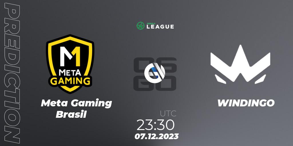 Pronóstico Meta Gaming Brasil - WINDINGO. 07.12.23, CS2 (CS:GO), ESEA Season 47: Open Division - South America