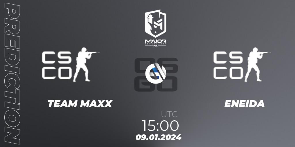 Pronóstico TEAM MAXX - ENEIDA. 09.01.2024 at 15:00, Counter-Strike (CS2), PGL CS2 Major Copenhagen 2024 Europe RMR Open Qualifier 1