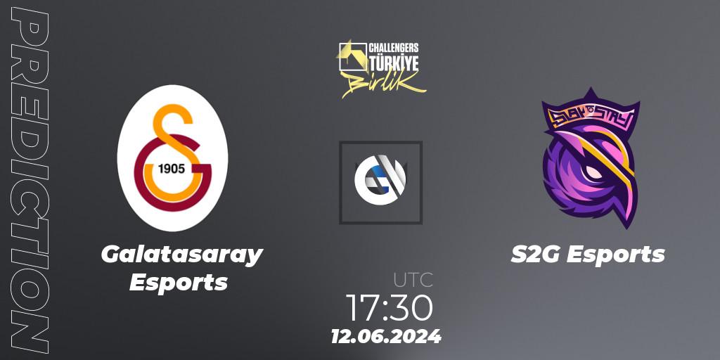 Pronóstico Galatasaray Esports - S2G Esports. 12.06.2024 at 17:30, VALORANT, VALORANT Challengers 2024 Turkey: Birlik Split 2