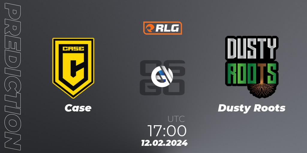 Pronóstico Case - Dusty Roots. 12.02.2024 at 17:00, Counter-Strike (CS2), RES Latin American Series #1