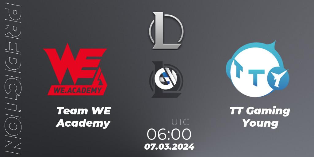 Pronóstico Team WE Academy - TT Gaming Young. 07.03.24, LoL, LDL 2024 - Stage 1