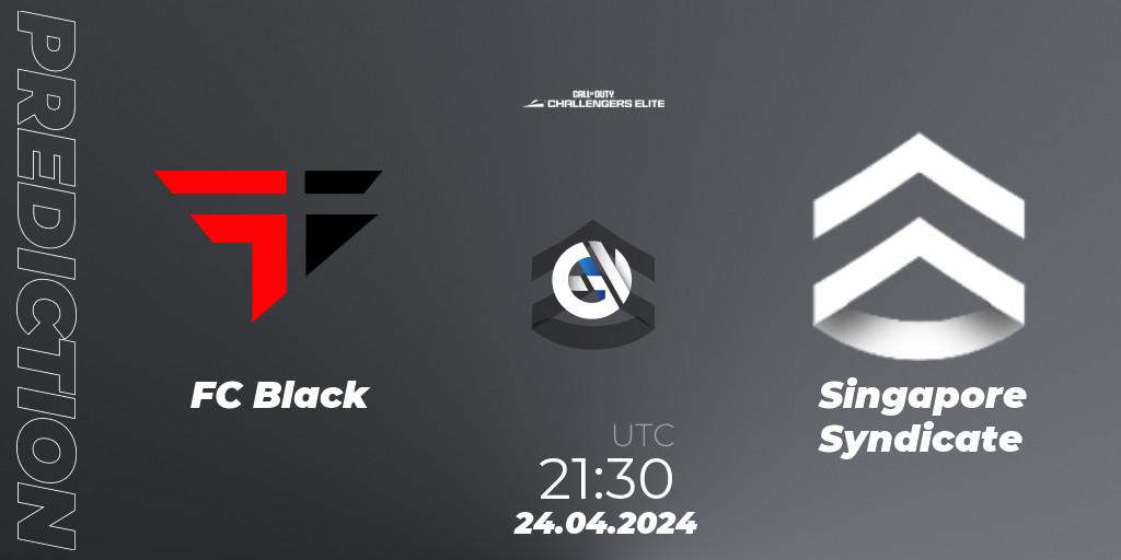 Pronóstico FC Black - Singapore Syndicate. 24.04.2024 at 22:00, Call of Duty, Call of Duty Challengers 2024 - Elite 2: NA