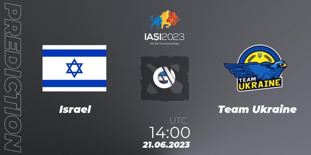 Pronóstico Israel - Team Ukraine. 21.06.23, Dota 2, IESF Europe B Qualifier 2023